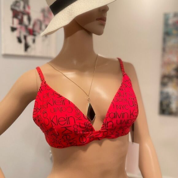 Calvin Klein Bikini Top, M - Picture 1 of 7